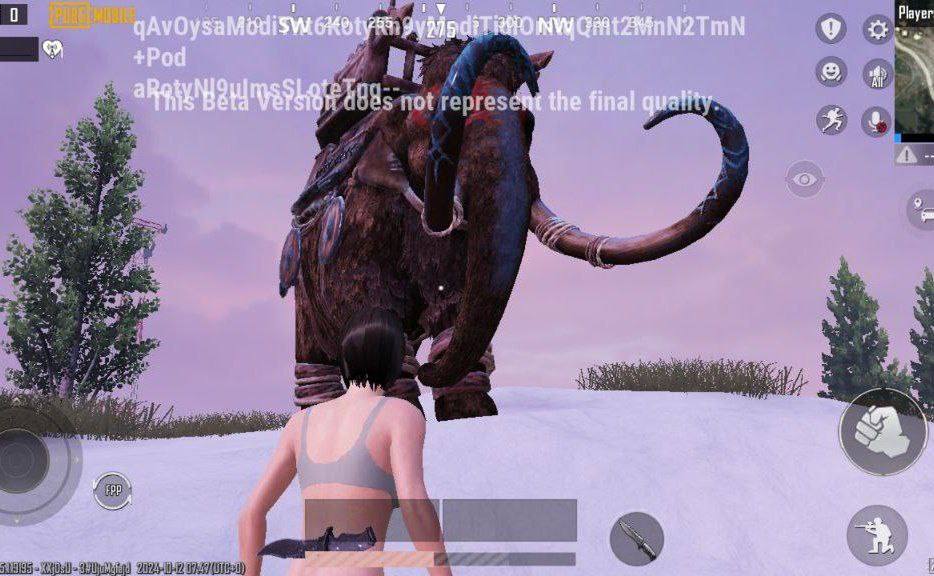 绝地PUBG MOBILE冰雪节版本4