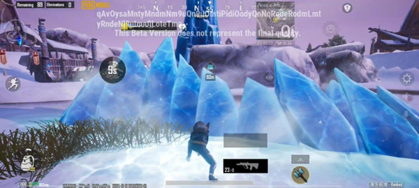 绝地PUBG MOBILE冰雪节版本4