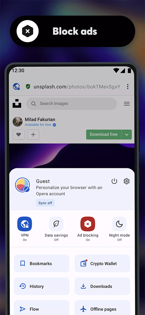 Opera beta手机app4